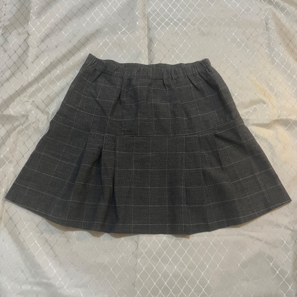 🛍️ 3 for $25 | V&X Grey Plaid Pleated Mini Skirt Tweed Academia Preppy Y2K Cute - Picture 6 of 7